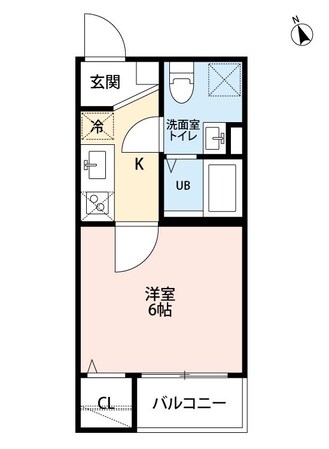 黒川駅 徒歩5分 2階の物件間取画像